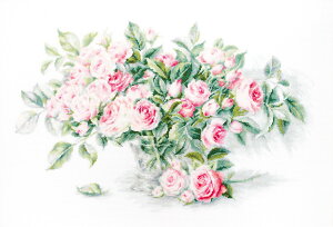 Luca-S NXXeb`hJLbg B2286 "Bouquet of Pink Roses" (sN[Ỹu[P) yCO/[40`80xz [JX
