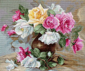 Luca-S NXXeb`hJLbg B587 "Vase with Roses" (ỏԕr) yCO/[40`80xz [JX