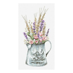 Luca-S NXXeb`hJLbg B7008 "Bouquet with lavender" (x_[̃u[P) yCO/[40`80xz