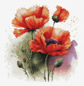 Luca-S NXXeb`hJLbg B7024 "The Poppy Flowers" (|s[̉ Hq) yCO/[40`80xz