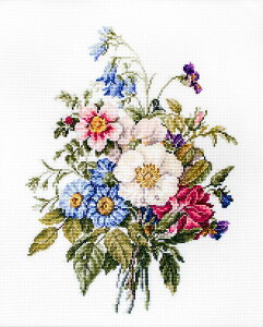 Luca-S NXXeb`hJLbg BU4004 "Bouquet Of Summer Flowers" (Ẳԑ) yCO/[40`80xz [JX