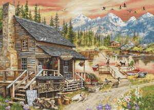 Luca-S NXXeb`hJLbg B2413 "Log Cabin General Store" (OLrE[lXgA) yCO/[40`80xz