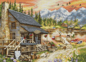 Luca-S NXXeb`hJLbg BU5020 "Log Cabin General Store" (OELrE[lEXgA) yCO/[40`80xz