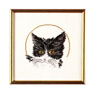 OOE クロスステッチ刺繍キット No.65111 猫柄 【取り寄せ/納期40〜80日程度】 デンマークの刺しゅうメー…