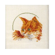 OOE クロスステッチ刺繍キット No.65113 猫柄 【取り寄せ/納期40〜80日程度】 デンマークの刺しゅうメー…