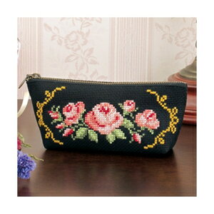 OlympusNXXeb`hJLbg No.9044 uyP[X ov Ԏhイ̗D Flower motif embroidery kit series