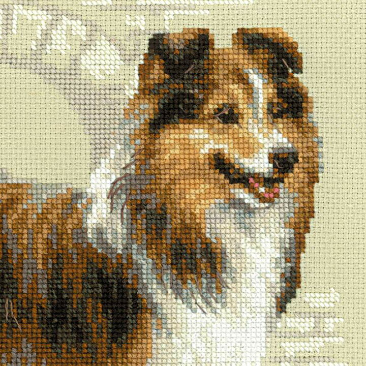 楽天市場 Riolisクロスステッチ刺繍キット No 1710 Sheltie シェルティ シェットランドシープドッグ 犬 海外取り寄せ 納期30 60日程度 Hand Work とりい