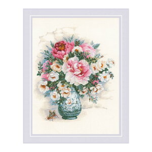 RIOLISNXXeb`hJLbg No.1816 uPeonies and Wild Rosesv (VNNƖo) yCO/[30`60xz