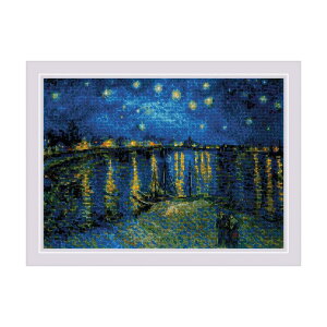 RIOLISNXXeb`hJLbg No.1884 "Starry Night Over the Rhone" after Vincent van Gogh's Painting [k̐ tBZgEt@ESbz@yCO/[30`60xz