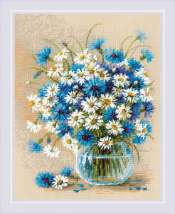 RIOLISNXXeb`hJLbg No.2249 "Daisies and Cornflowers" (fCW[Ɩԑ) yCO/[30`60xz