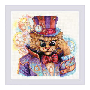 RIOLISNXXeb`hJLbg No.2278 "Steampunk Cat" (X`[pNLbg L) yCO/[30`60xz
