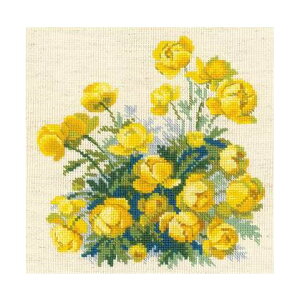 RIOLIS�N���X�X�e�b�`�h�J�L�b�g No.1515 �uGlobe Flower�v (�O���[�u �t�����[ ��) �y�C�O����/�[��30�`60���z
