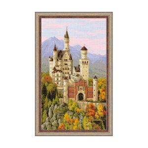 RIOLIS�N���X�X�e�b�`�h�J�L�b�g No.1520 �uNeuschwanstein Castle�v(�m�C�V�����@���V���^�C���� �h�C�c) �m�C�V���o���V���^�C���� �y�C�O����/�[��1�`2�������x�z