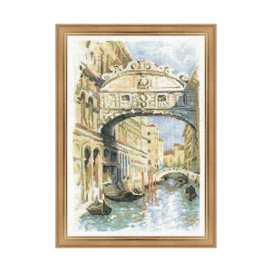 RIOLIS�N���X�X�e�b�`�h�J�L�b�g No.1552 �uVenice. Bridge of Sighs�v(���F�l�`�A ���ߑ���) �y�C�O����/�[��30�`60�����x�z