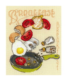 RIOLISクロスステッチ刺繍キット No.1684 「Breakfast」 (朝食) 【海外取り寄せ/納期1〜2ヶ月程度】