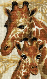 RIOLISクロスステッチ刺繍キット No.1697 「Giraffes」 (キリン) 【海外取り寄せ/納期30〜60日程度】