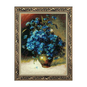 RIOLISNXXeb`hJLbg No.1772 "Cornflowers" after Isaac. Levitan's Painting (R[t[ CT[NEB^) yCO/[30`60xz