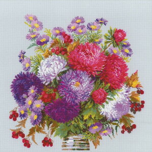 RIOLISNXXeb`hJLbg No.1773 "Bouquet with Asters" (AX^[̉ԑ) yCO/[30`60xz