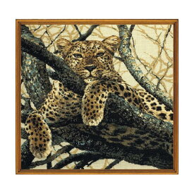 RIOLISクロスステッチ刺繍キット No.937 「Leopard」 (豹 ヒョウ) 【海外取り寄せ/納期30〜60日程度】