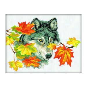 RTO クロスステッチ刺繍キット M111 「Wolf」 (狼) 【海外取り寄せ/通常納期40〜80日程度】