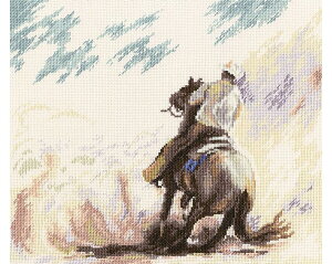 RTO クロスステッチ刺繍キット M490 「Prairy dust」 (プレーリーダスト 馬) 【海外取り寄せ/通常納期40〜80日程度】