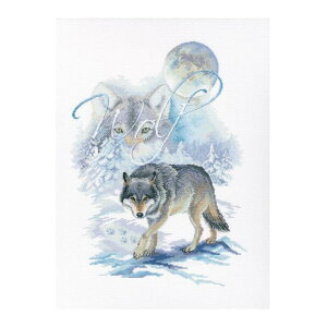 RTO クロスステッチ刺繍キット M782 「Wolf」 (狼) 【海外取り寄せ/通常納期40〜80日程度】