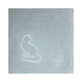 RTO クロスステッチ刺繍キット CU015 「Snow silver. Fox」 (銀雪とキツネ) クッション40cm角 【海外取り寄せ/通常納期40〜80日程度】