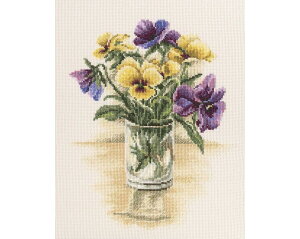 RTO クロスステッチ刺繍キット M560 「Vintage violets」 (スミレ) 【海外取り寄せ/通常納期40〜80日程度】