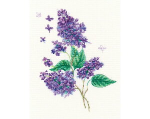 RTO クロスステッチ刺繍キット M723 「Lilac twiglet」 (ライラック) 【海外取り寄せ/通常納期40〜80日程度】