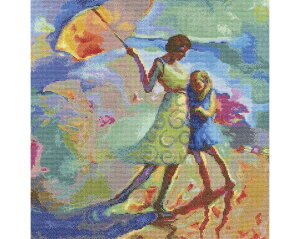 RTO クロスステッチ刺繍キット M583 「Sea palette」 (海のパレット) 【海外取り寄せ/通常納期40〜80日程度】