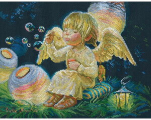 RTO クロスステッチ刺繍キット M674 「Sky lanterns」 (空のランタン) 【海外取り寄せ/通常納期40〜80日程度】