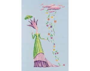 RTO クロスステッチ刺繍キット M681 「Where the flowers live」 【海外取り寄せ/通常納期40〜80日程度】