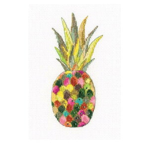 RTO �N���X�X�e�b�`�h�J�L�b�g C319 �uJewellery pineapple�v (�W���G���[�E�p�C�i�b�v��) �y�C�O����/�[��40�`80�����x�z