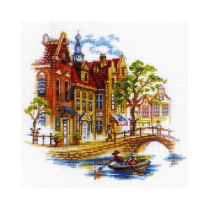 RTO クロスステッチ刺繍キット M293 「Touring Amsterdam」 (アムステルダム) 【海外取り寄せ/通常納期40〜80日程度】