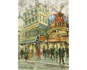 RTO クロスステッチ刺繍キット M461 「Moulin Rouge」 (ムーランルージュ) 【海外取り寄せ/通常納期40〜80日程度】