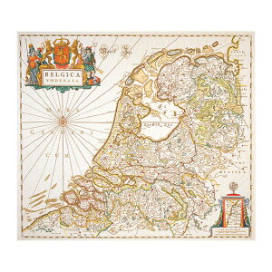 Thea Gouverneur NXXeb`hJLbg No.1073A uDutch Antique Mapv(z:ȃAC[_/I_̌Òn}) I_ eAEO[Fk[ y/[40`80xz