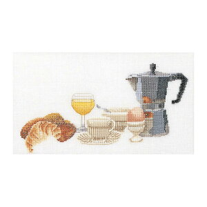 Thea Gouverneur �N���X�X�e�b�`�h�J�L�b�g No.2095 �uMorning Coffee�v(���[�j���O�E�R�[�q�[) �I�����_ �e�A�E�O�[���F���k�[�� �y����/�[��40�`80�����x�z