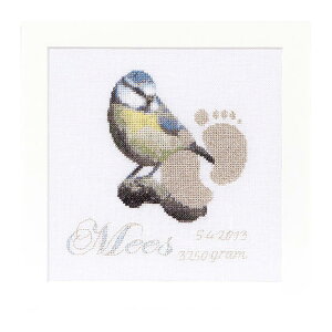 Thea Gouverneur �N���X�X�e�b�`�h�J�L�b�gNo.509 �uBirth Sampler Mees�v(���̃o�[�X�E�T���v���[) �I�����_ �e�A�E�O�[���F���k�[�� �y����/�[��40�`80�����x�z