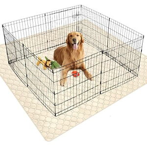 ペットシーツ 洗える 猫 犬用 おしっこパッド ペット用 トイレ下敷きマット 速乾 洗える 脱臭 抗菌(ベージュ 182*182cm)