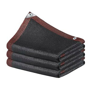 遮光ネット 2m*4m 日よけ シェード ブラック ベランダ目隠し 農業用 植物 園芸用 屋外 ベランダ 窓 カーポート ルーフ ヤード パーティー 廊下 高密度の厚さのポリエチレン ビニールシート