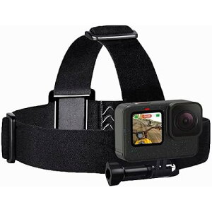 �w�b�h�X�g���b�v �}�E���g GoPro�p �A�N�Z�T���[ �����Œ�x���g �h�� ���߉\ Hero 12 11 10 9 8 7 6 5 4 Session 3+ 3 2 1 Hero (2018) Fusion DJI Osmo�Ȃǂ̃A�N�V�����J����