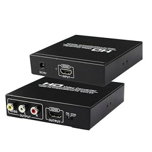HDMI R|Wbgϊ HDMI AVϊ(HDMI to HDMI+RCA) HDMI+AVϊRo[^[ hdmi AiOϊ HDMI AVϊ 720P/1080PΉ