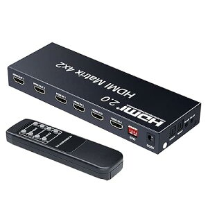 4K 60Hz HDRΉ HDMI }gbNX ZN^[ 4 2o  (fW^E3.5mmXeIo)b1080@120Hz HDMI2.0 HDCP2.2 قȂ𑜓xo͉\ _EXP[@\ ؑ֊ z XC