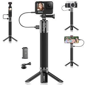 BG-3 �o�b�e���[�O���b�v ���o�C���o�b�e���[ �J�����n���h�o�b�e���[�O���b�v gopro hero11/10/9�K�p �o�b�e���[ +�X�}�z�z���_�[ +gopro�ɑΉ��A�_�v�^�[ �g�я[�d�� �[�d��10000mAh GoPro hero 11/10