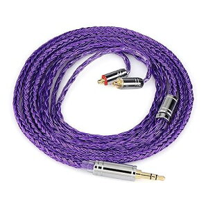 Zonie 16 �R�A�[�⃁�b�L�P�[�u����SPCHIFI�C���z���A�b�v�O���[�h�P�[�u�� (3.5mm-MMCX, Violet)