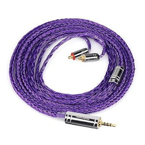 Zonie 16 �R�A�[�⃁�b�L�P�[�u����SPCHIFI�C���z���A�b�v�O���[�h�P�[�u�� (2.5mm-MMCX, Violet)