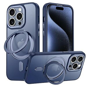 iPhone 15 Pro Max Kp P[X MagsafeΉ ACtH15v}bNX Jo[ 360°]X^h X}zP[X ACz 15promax gуP[X CX[d ԍڃz_[ Ή Xgbvt 