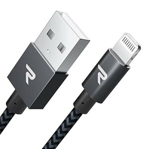 iphone 充電ケーブル ライトニングケーブル【2m/Apple Mfi 認証/最新C89コネクタ/ナイロン編み/高耐久】 急速充電 データ転送対応 lightningケーブル iPhone 14 /13 /12 /11 mini/Pro/Pro