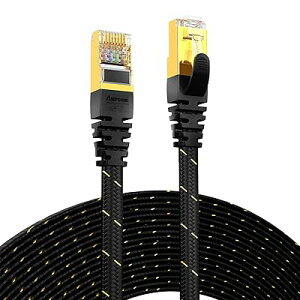 CAT7STP LANP[u (1m) 10Gbps/600MHz RJ45 tbgC^[lbgP[u bLRlN^(gR) x|GXe̗p PVC핢 ܐ܂h~  1M