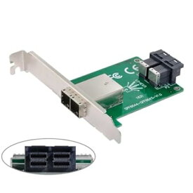 Mini SAS 2 SFF-8644 to 2 SFF-8643 HDデータサーバーコンバーターアダプター ブラケット付き